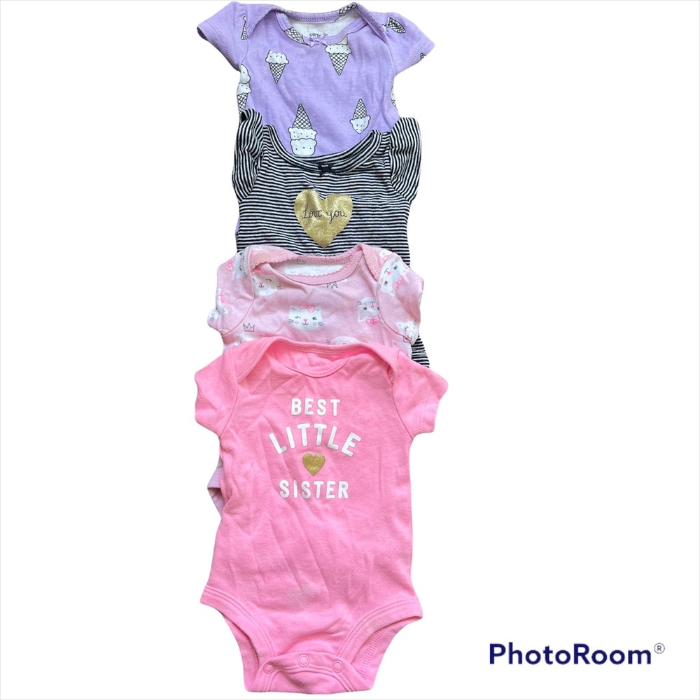 Carters newborn shirts for girl